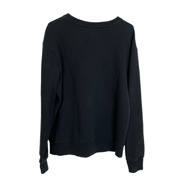 Alpha Industries Sweatshirt Mens XL Black Graphic Moon Landing Pullover Crew * - Picture 2 of 11